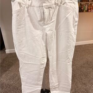Old Navy Womens Bright White Pants
